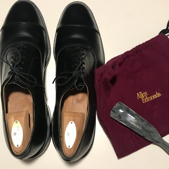 Allen Edmonds Black Park Avenue Oxfords 11.5 D main image 11